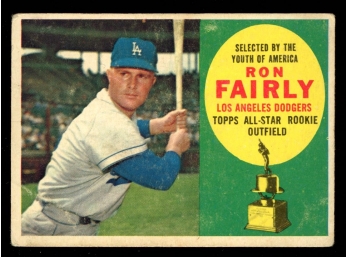 1960 TOPPS BASEBALL RON FAIRLY ROOKIE CUP CARD